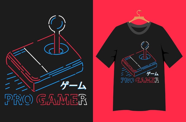 Vektor spielillustration für t-shirt-design