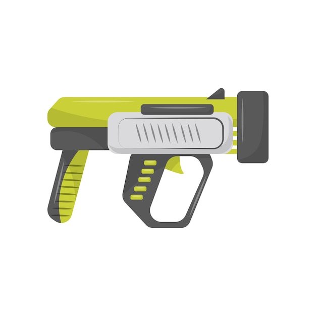 Vektor spielzeugpistole kinderpistole vektor illustration isoliert auf weißem hintergrund