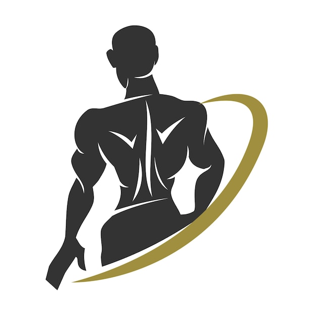 Spine medical chiropractic logo icon illustration markenidentität