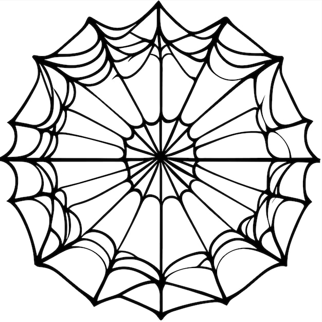 Vektor spinnennetz arachnid altes netz grungy