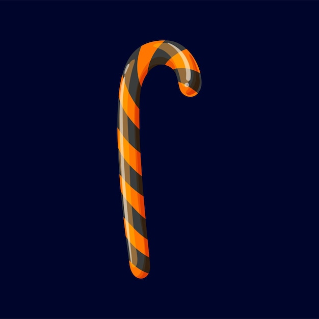 Spiral-Candycane-Weihnachtskonfekt-Symbol