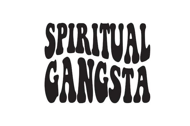 Vektor spirituelle gangsta-vektordatei