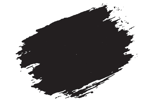 Splash-Grunge-Schwarz-Pinselstrich-Design