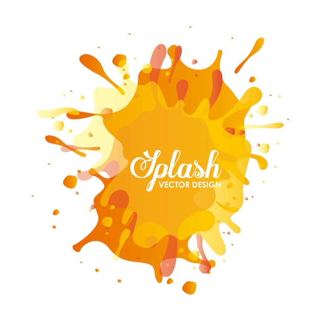 Splash-Konzept-Design