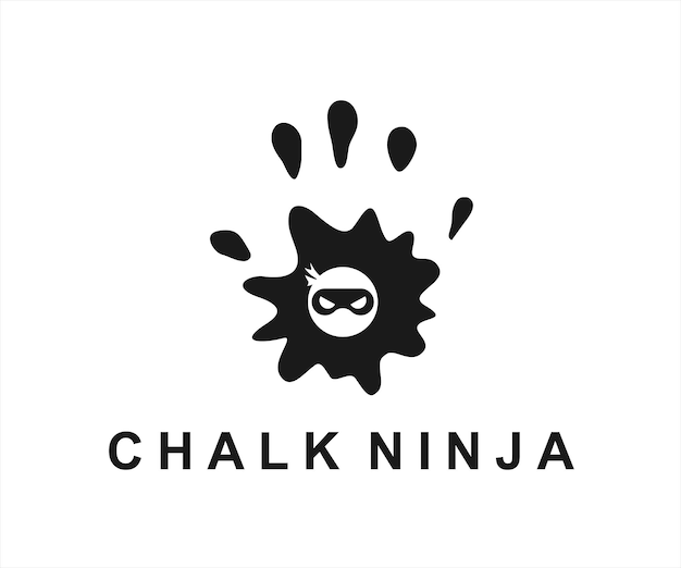 Splash-Ninja-Logo-Design-Vektor-Illustration