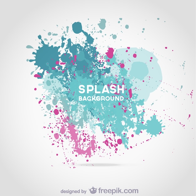 Splash vektor-vorlage