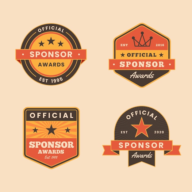 Sponsor Label Sammlung