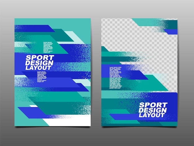 Vektor sport design layout