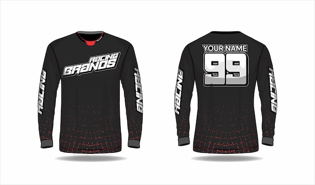 Vektor sport jersey design-konzept