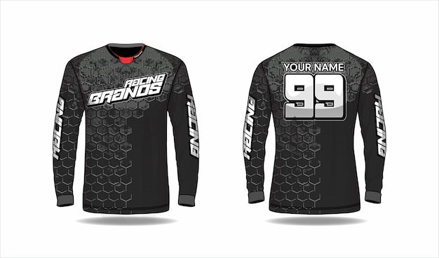 Sport jersey design-konzept