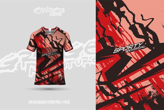 Vektor sport-jersey-design-vektor sport-design für fußball-rennsport-gaming-jersey vektor