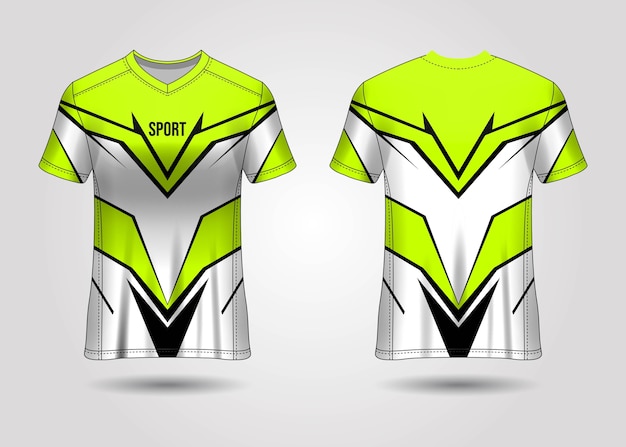 Sport jersey template design