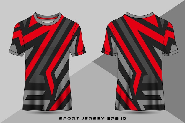 Vektor sport jersey template design