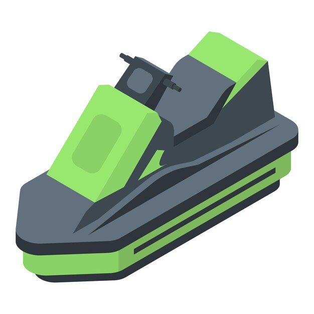 Vektor sport-jet-ski-symbol isometrisches vektor-symbol für sport-jet-ski für webdesign isoliert auf weißem hintergrund