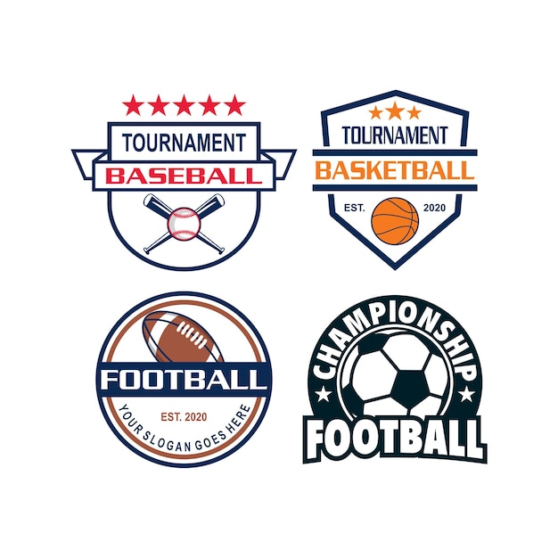 Sport-logo-turnier-logo-vektor