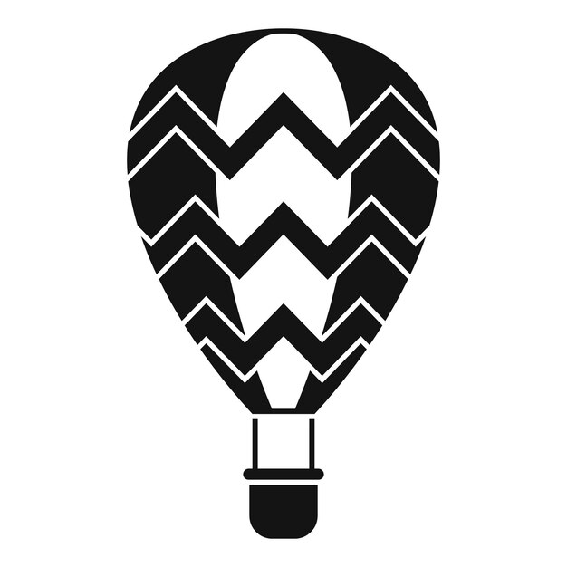 Vektor sport-luftballon-symbol einfache illustration des sport-luftballon-vektorsymbols für webdesign isoliert auf weißem hintergrund