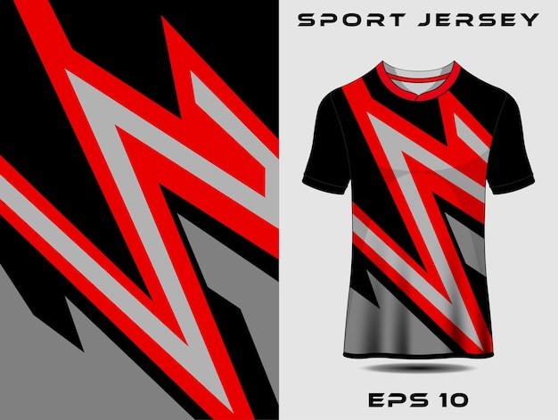 Sport-trikot-design-grunge für mannschaftsuniformen fußball-trikot-renntrikot