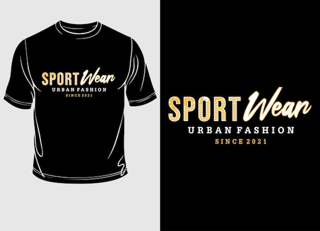 Sportbekleidung Typografie Kinder TShirt Design Vektor