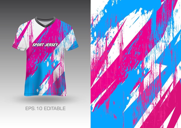 Sporthemd vektordesign fußballtrikot mockup uniform frontansicht