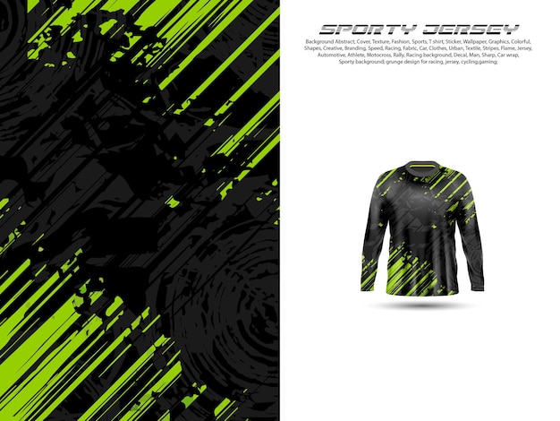 Sportliches jersey extreme grunge 194