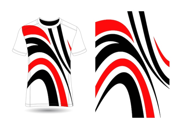 Vektor sportrennen-texturhintergrund mit t-shirt-sportdesign-vektor