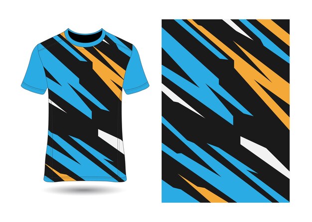 Vektor sportrennen-texturhintergrund mit t-shirt-sportdesignvektor