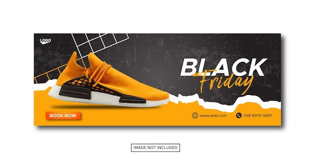 Sportschuhe Förderung Social Media Facebook Banner Vorlage