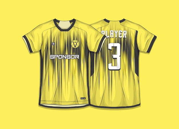 Vektor sportshirt-design fertig zum drucken - fußballtrikot für sublimation