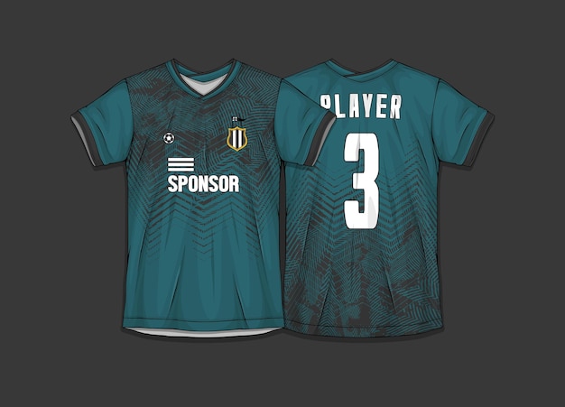 Sportshirt-design fertig zum drucken fußballtrikot für sublimation