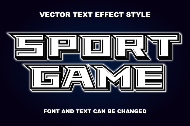 Sportspiel esport turnier gaming 3d bearbeitbarer texteffekt schriftstil vorlagenbanner