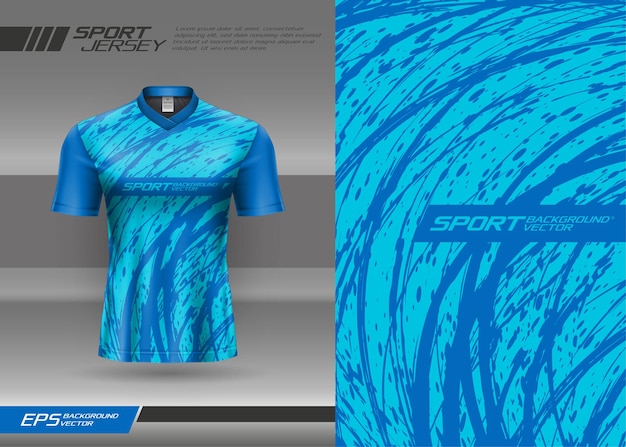Sporttrikot abstrakte textur mit grunge-muster für fußballrennen gaming motocross radfahren