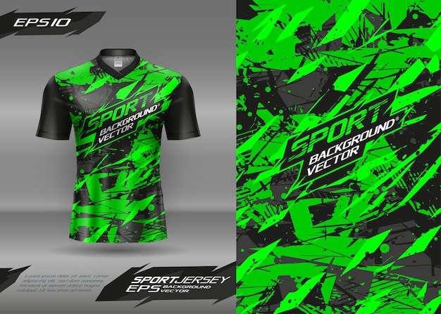 Vektor sporttrikot abstraktes texturdesign für sublimation fußballrennen gaming motocross radfahren