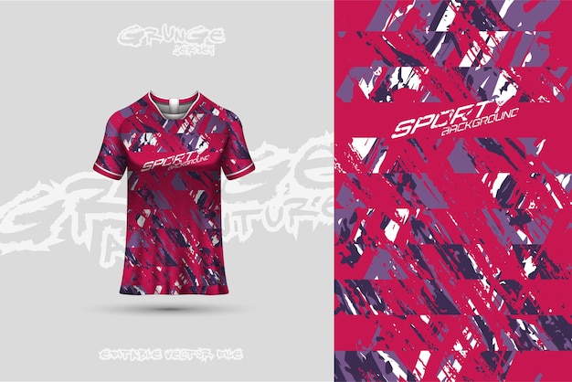 Vektor sporttrikot-design für fußballrennen, spiele, trikot-hintergrund, poster-wrapping-design usw.