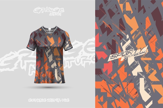 Vektor sporttrikot-design für fußballrennen, spiele, trikot-hintergrund, poster-wrapping-design usw.