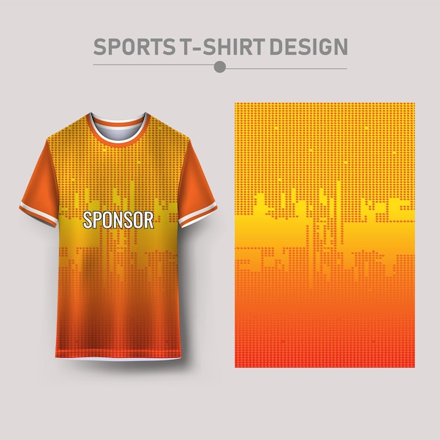 Sporttrikot und hintergrunddesign