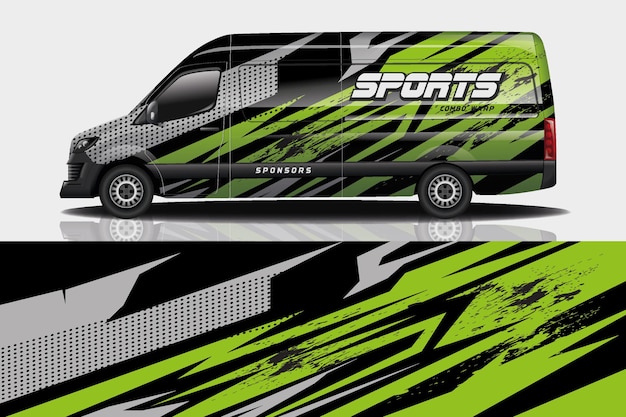 Vektor sportwagen-aufkleber-wrap-design-vektor