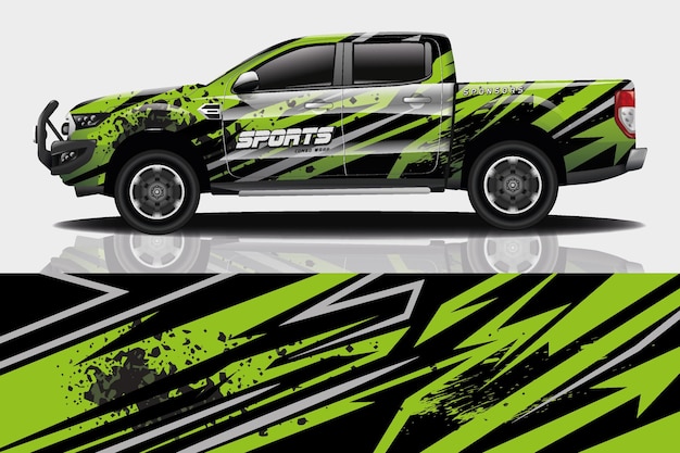 Sportwagen-aufkleber-wrap-design-vektor