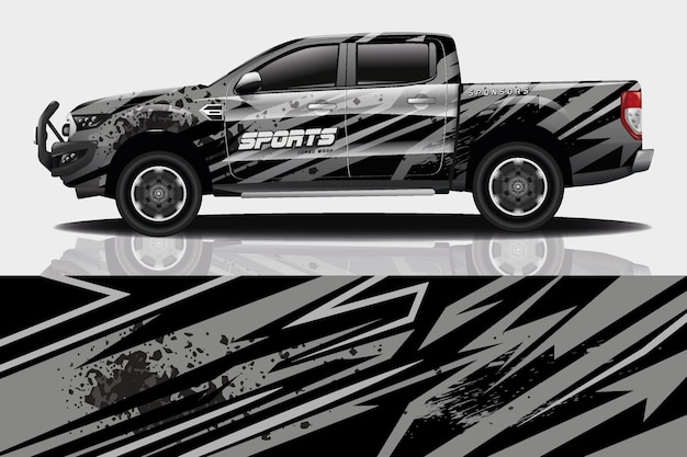 Sportwagen-aufkleber-wrap-design-vektor