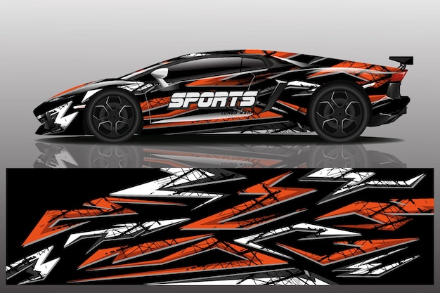 Sportwagen wrap design