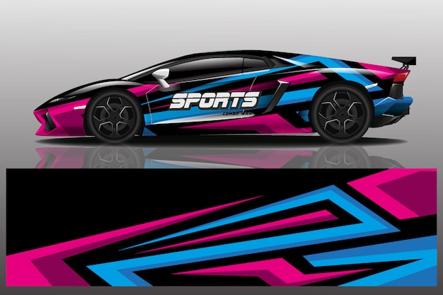 Sportwagen wrap design