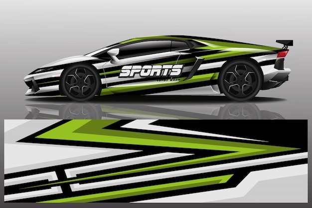 Sportwagen wrap design