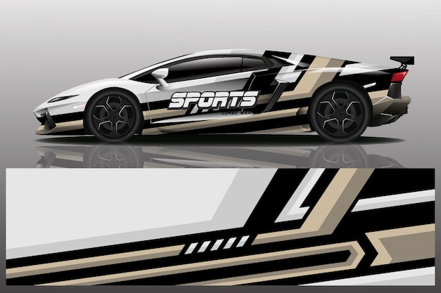 Sportwagen wrap design