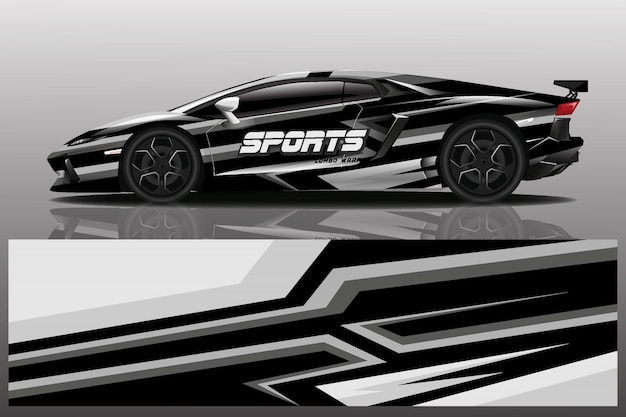 Sportwagen wrap design