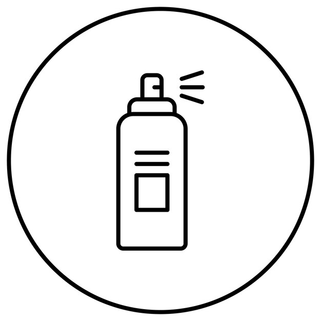 Spray-icon-vektorbild kann für mall verwendet werden