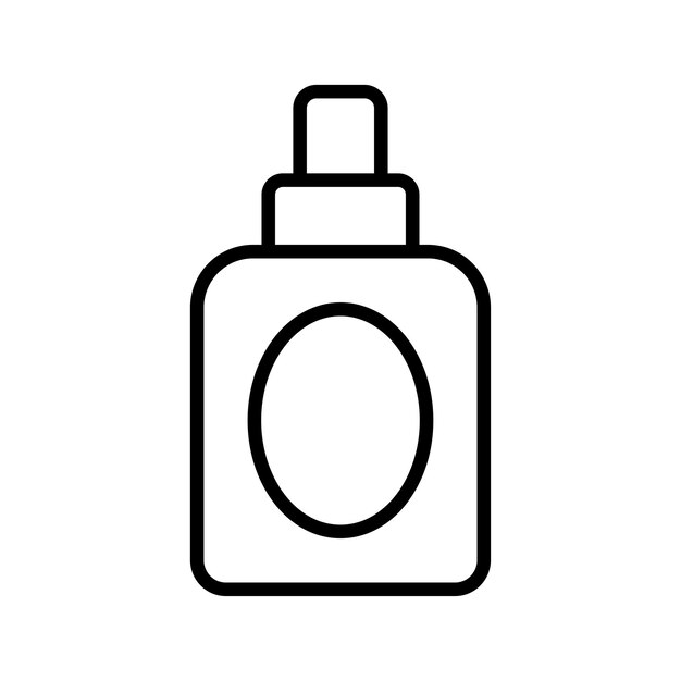 Spray-Symbol-Vektor-Design-Vorlage auf weißem Hintergrund