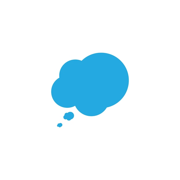 Sprechblase Symbol Vektor Icon Logo
