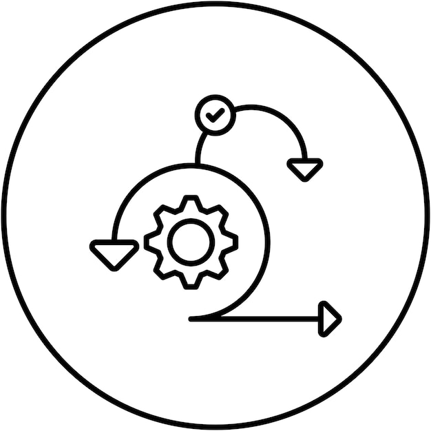 Sprint-Icon-Vektorbild kann für das Projektmanagement verwendet werden
