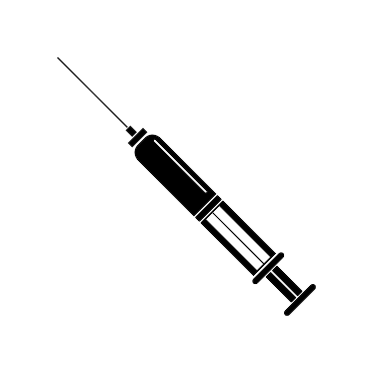 Vektor spritzenvektorsymbol
