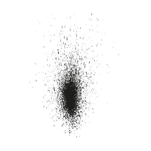 Sprühtextur, schwarzer grunge-tintenspritzer, kreis, körniger pinsel, farbspritzer, geräuscheffekt