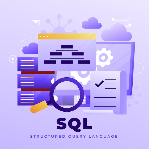Sql-Abbildung mit Farbverlauf